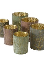 Boltze Home Windlichtset Astano glas 2-delig 7x9/9x10cm