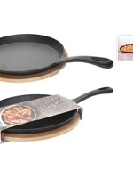 Tapaspan gietijzer ovaal 24cm