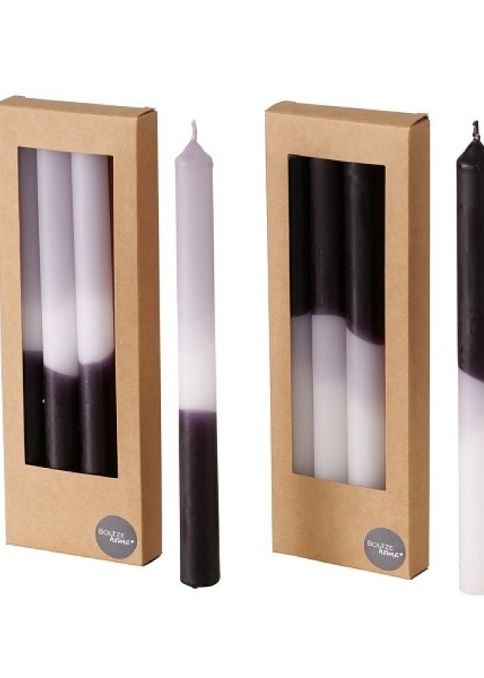 Boltze Home Dinerkaars Splash 4-delig zwart,grijs,wit Parafin