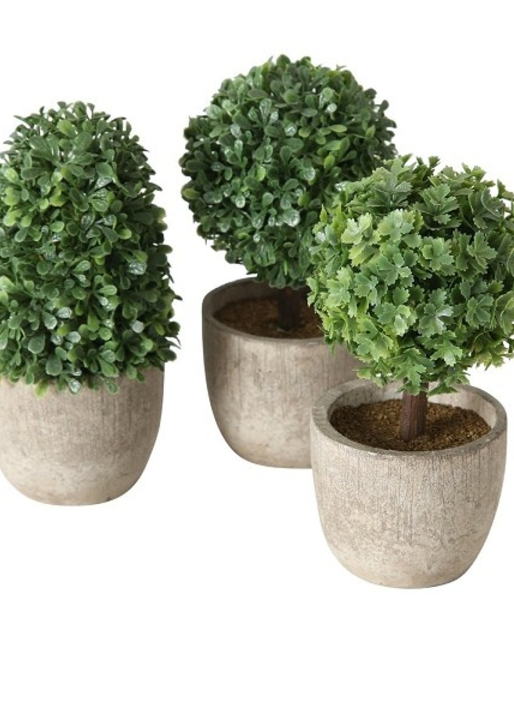 Boltze Home Kunstplant Buxus in pot H14cm per stuk