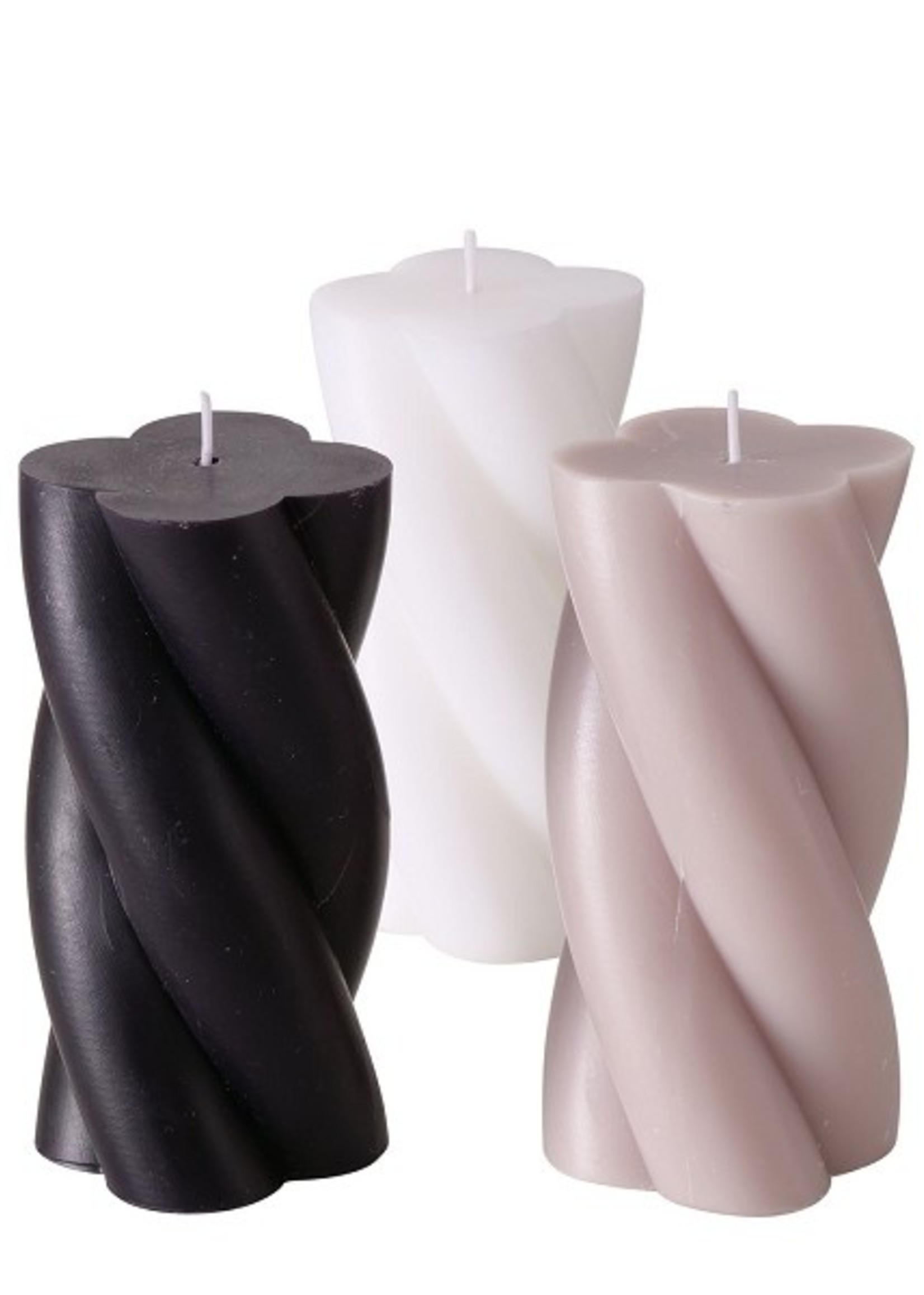 Boltze Home Kaars Twist Ø7x14cm Paraffin