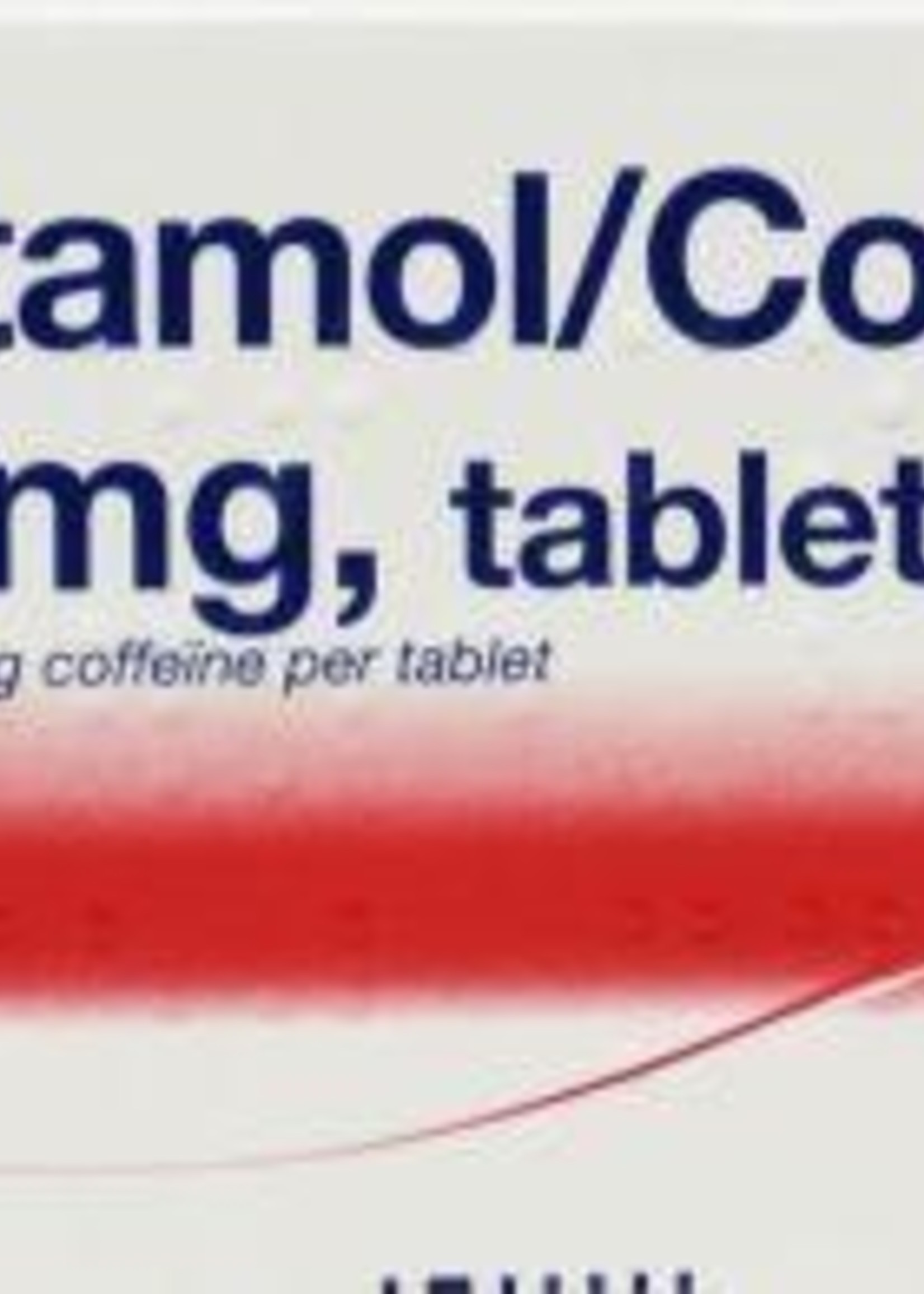 Healthypharm Paracetamol/Coffeïne HTP 500/50 mg, 40 tabletten