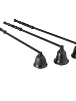 Boltze Home Kaarsendover Joriz 30cm aluminium zwart per stuk