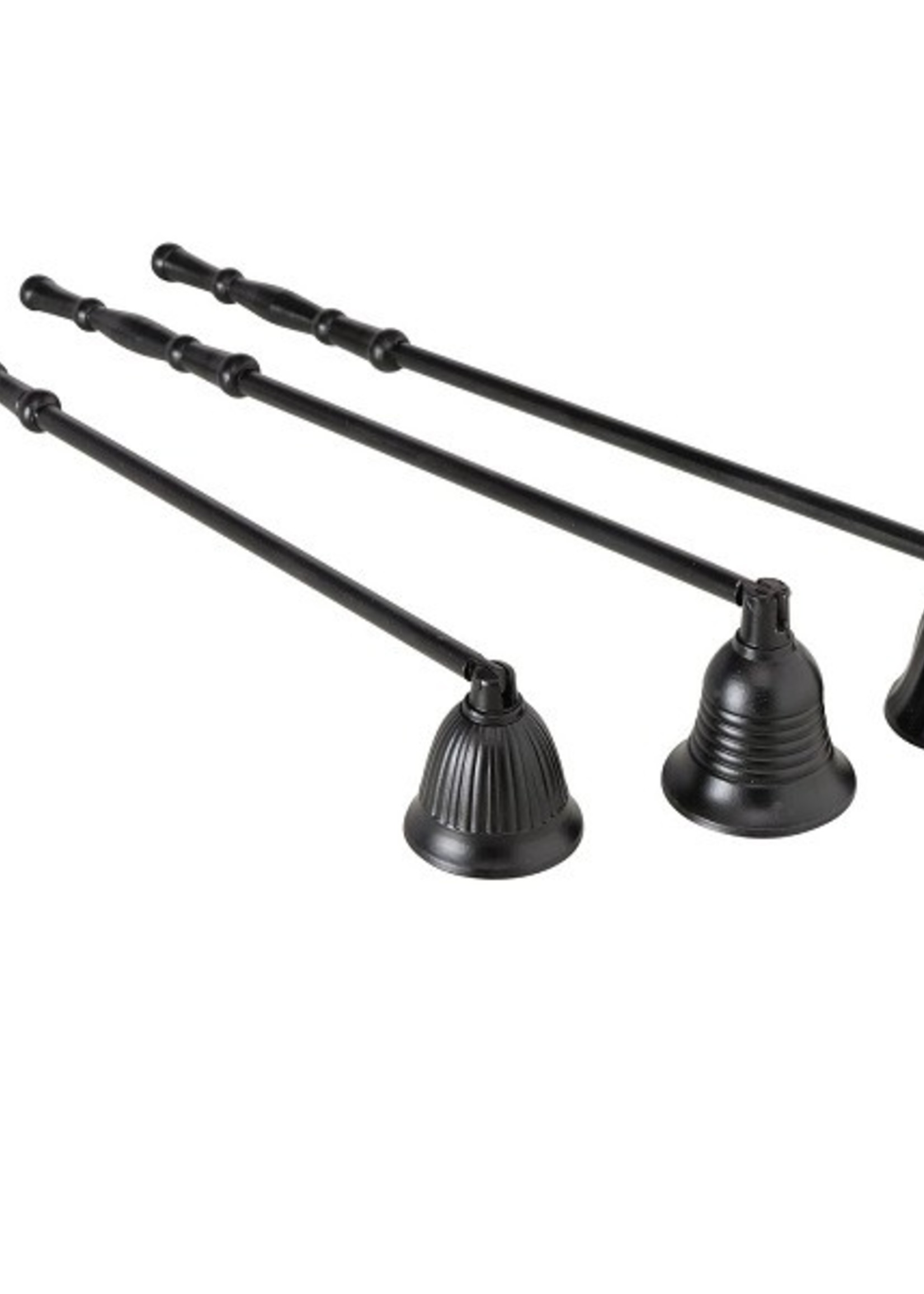 Boltze Home Kaarsendover Joriz 30cm aluminium zwart per stuk