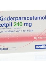 Healthypharm Kinderparacetamol HTP zetpil 240 mg, 10 zetpillen