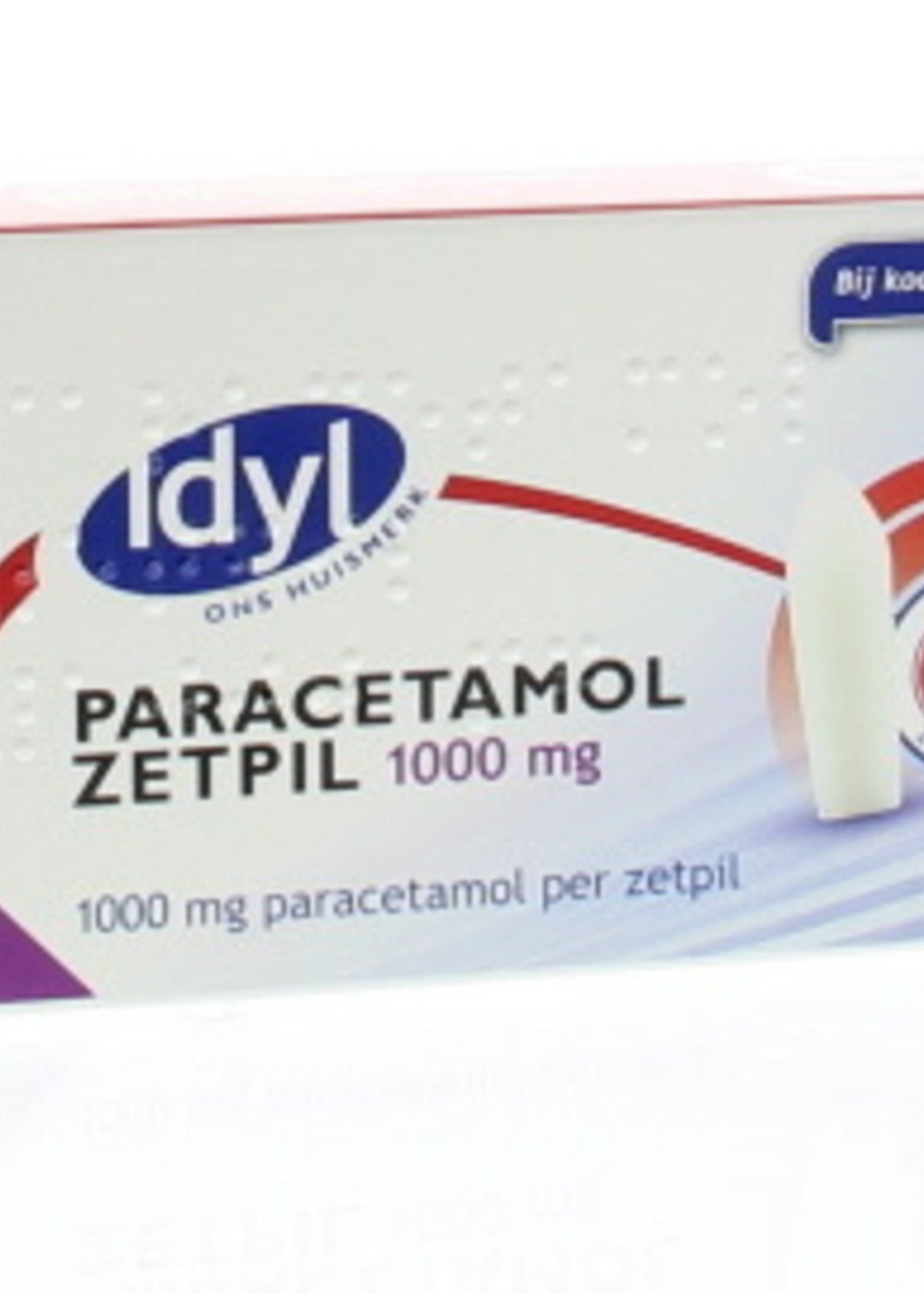 IDYL Paracetamol zetpil 1000 mg, 10 zetpillen