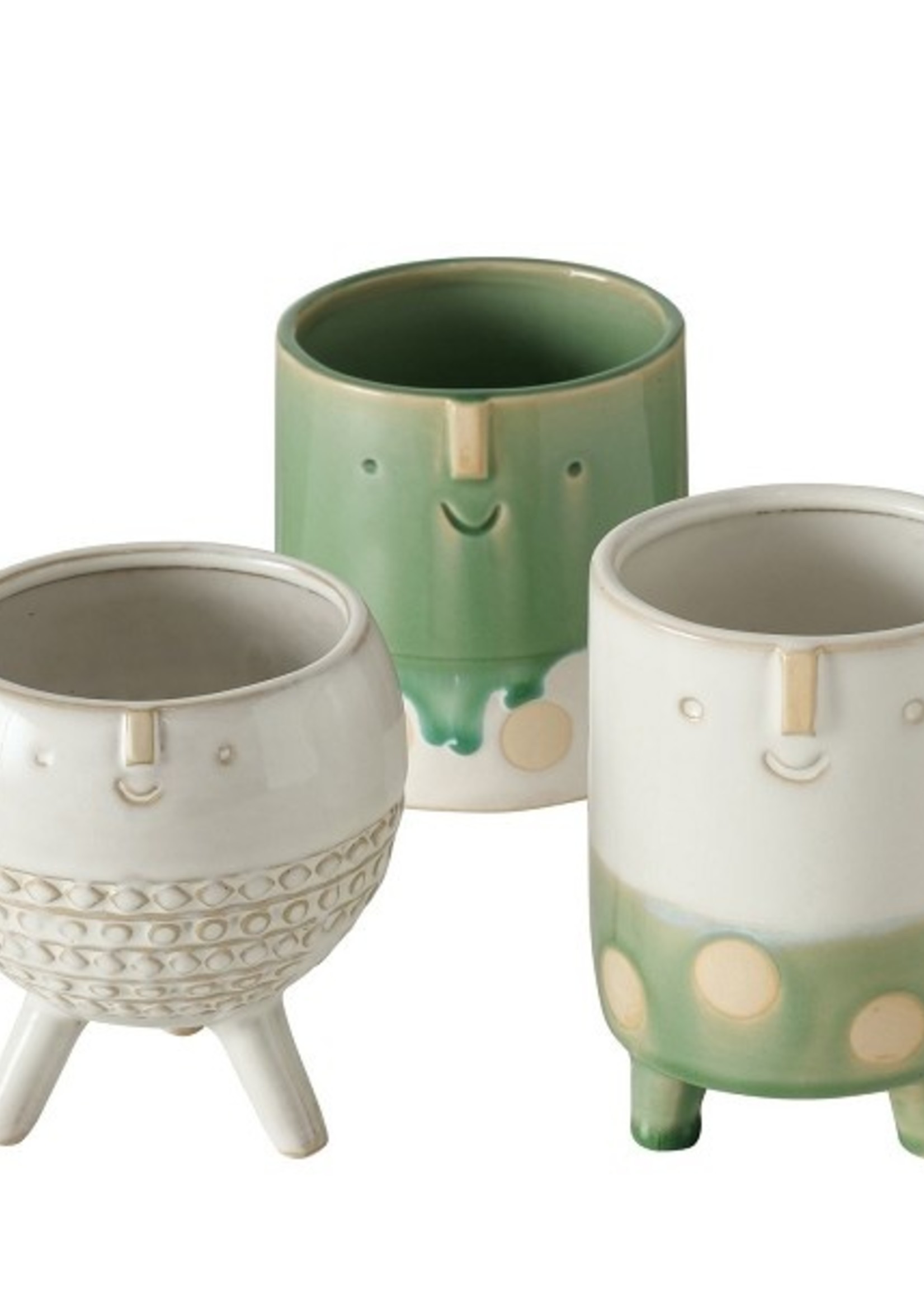 Boltze Home Bloempot Adelita Ø10x12cm Keramiek per stuk