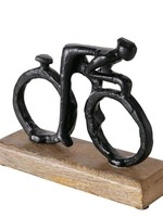 Boltze Home Deco object fiets Cycle 18x6x15cm Aluminium