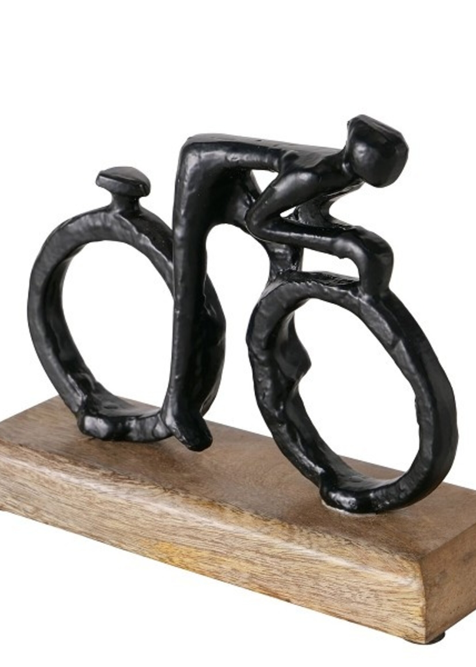 Boltze Home Deco object fiets Cycle 18x6x15cm Aluminium