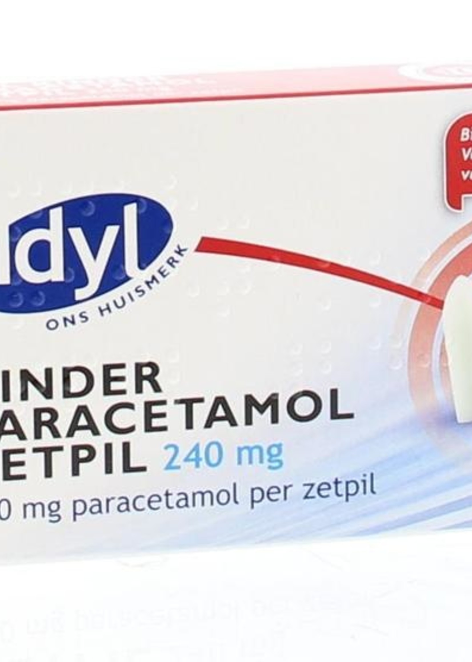 IDYL Kinderparacetamol zetpil 240 mg, 10 zetpillen