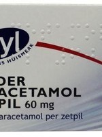 IDYL Kinderparacetamol zetpil 60 mg, 10 zetpillen