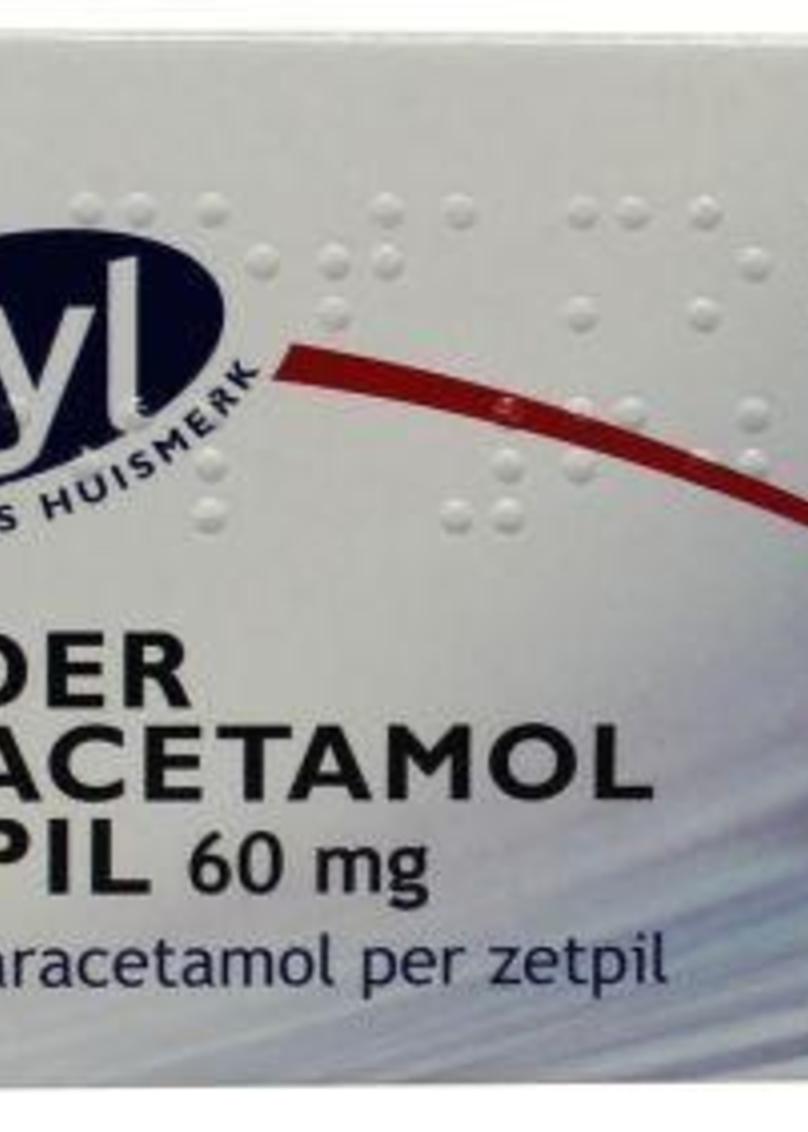 IDYL Kinderparacetamol zetpil 60 mg, 10 zetpillen