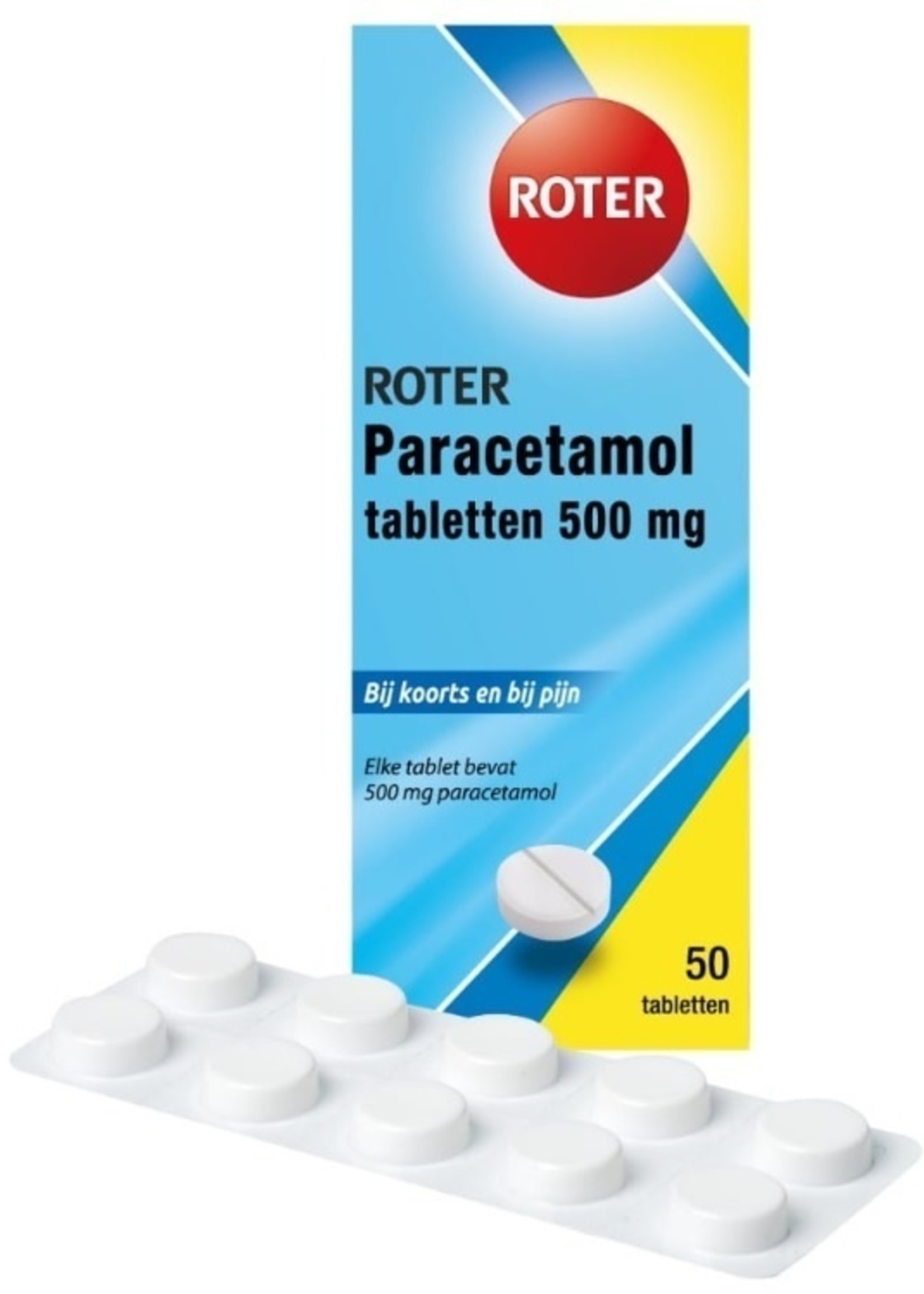 Roter Paracetamol 500mg 50 tabletten