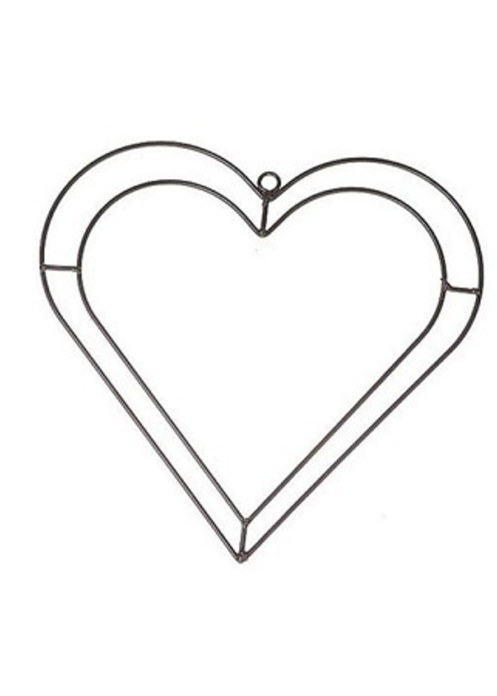 HBX natural living Hanger Hart dubbel voor opmaak h35cm zwart