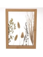 HBX natural living Stolp met houten basis Ø10xh12cm