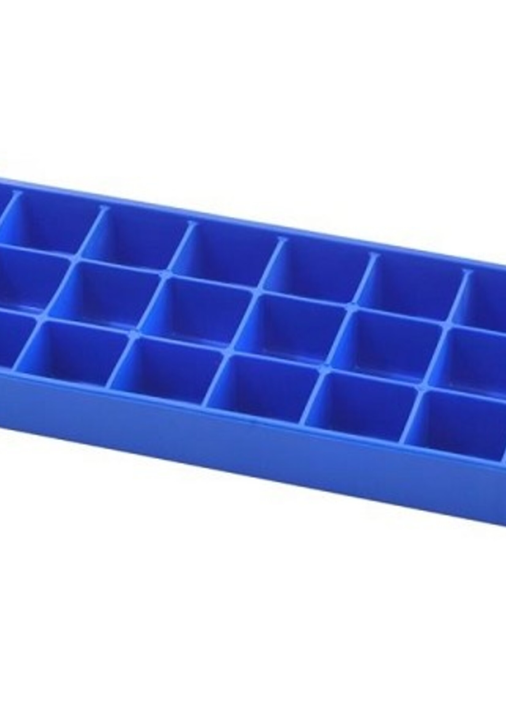 Metaltex IJsblokjesmaker rubber 26x8,5x2,5cm blauw
