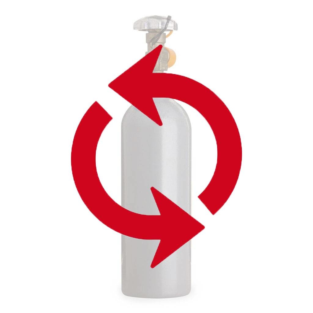 10kg retour koolzuur