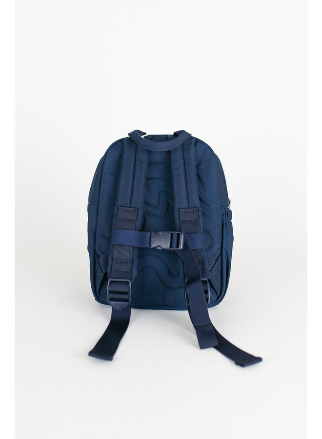 navy mini backpack