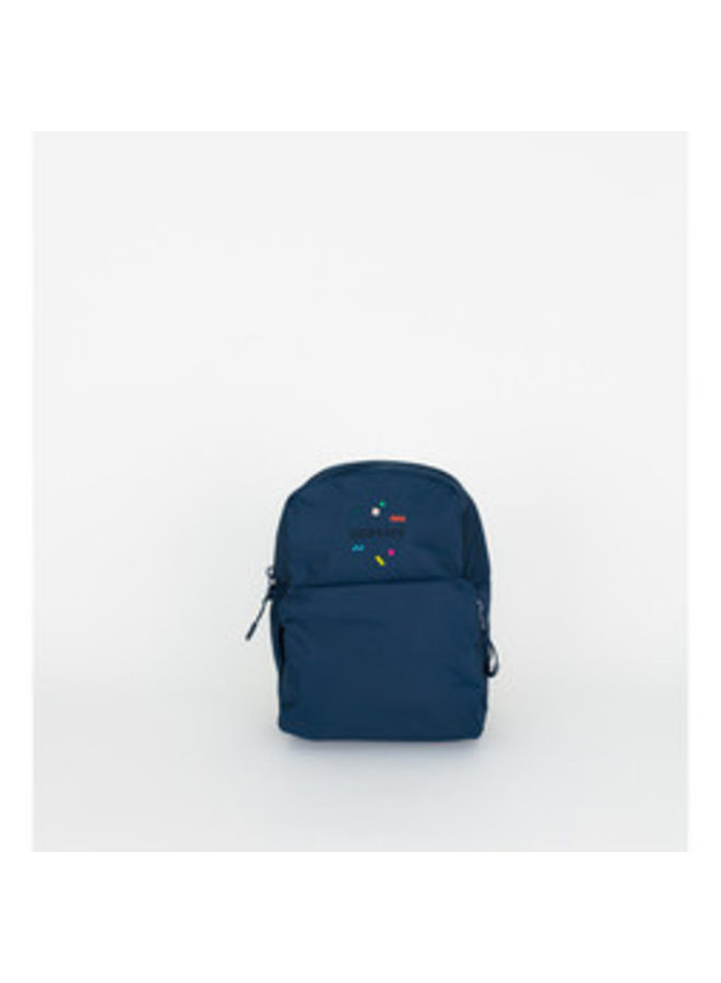 navy mini backpack