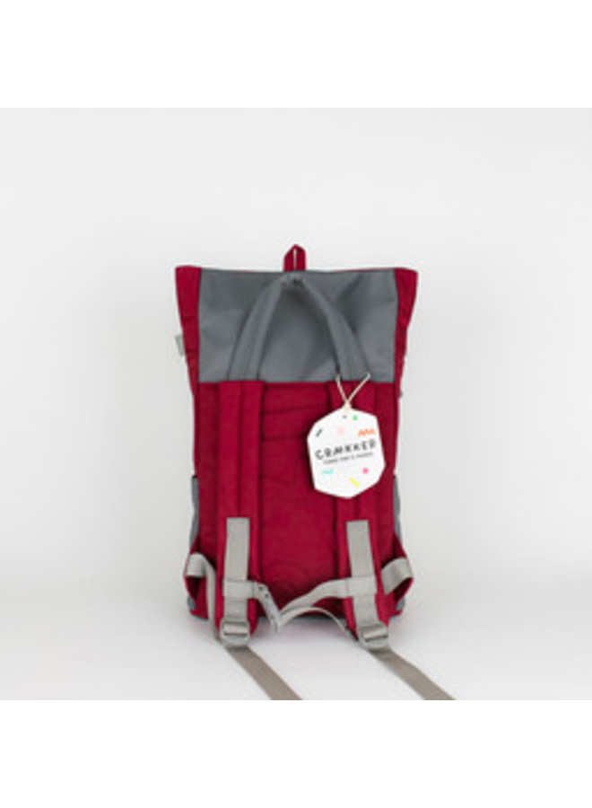 MAGPIE   BACKPACK BORDEAUX-GREY-STONE