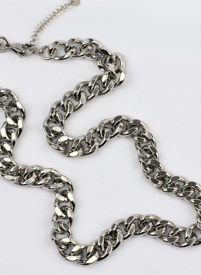 Cuban link chuncky chain stainless steel