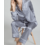 Langärmliges seiden Pyjama Set für Damen