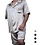 Seiden Pyjama Set für Herren( Kurzarm Shirt, kurze Hose)