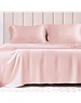  Seiden Bettlaken 19mm Rosa
