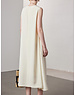 Damen Seiden  Kleid - A-Linie