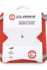 Clarks Stainless Steel Tandem MTB / Hybrid / Road Brake Inner 3060mm (carded)