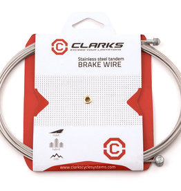 Clarks Stainless Steel Tandem MTB / Hybrid / Road Brake Inner 3060mm (carded)