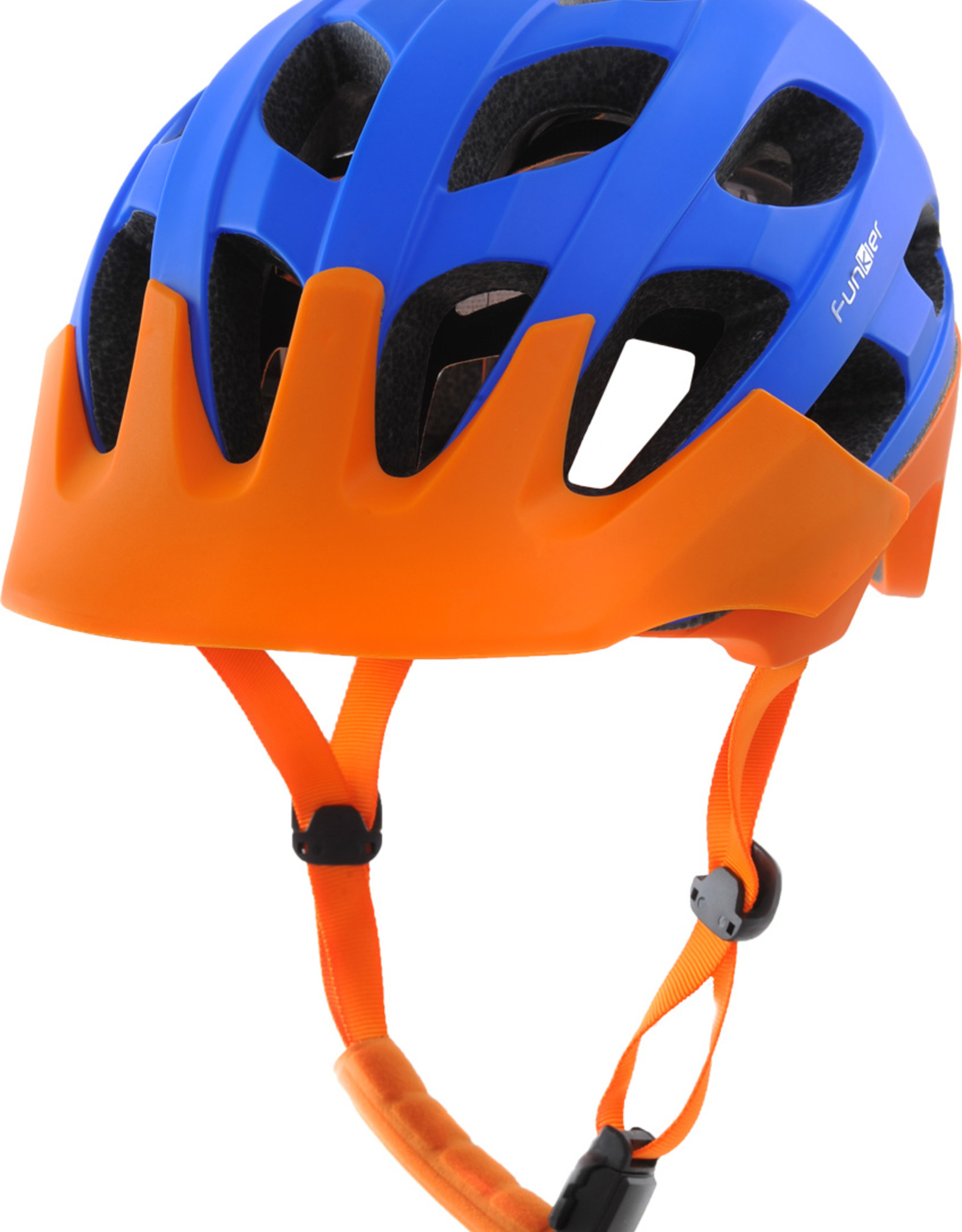 Funkier Camba MTB All Mountain Helmet in Blue/Orange