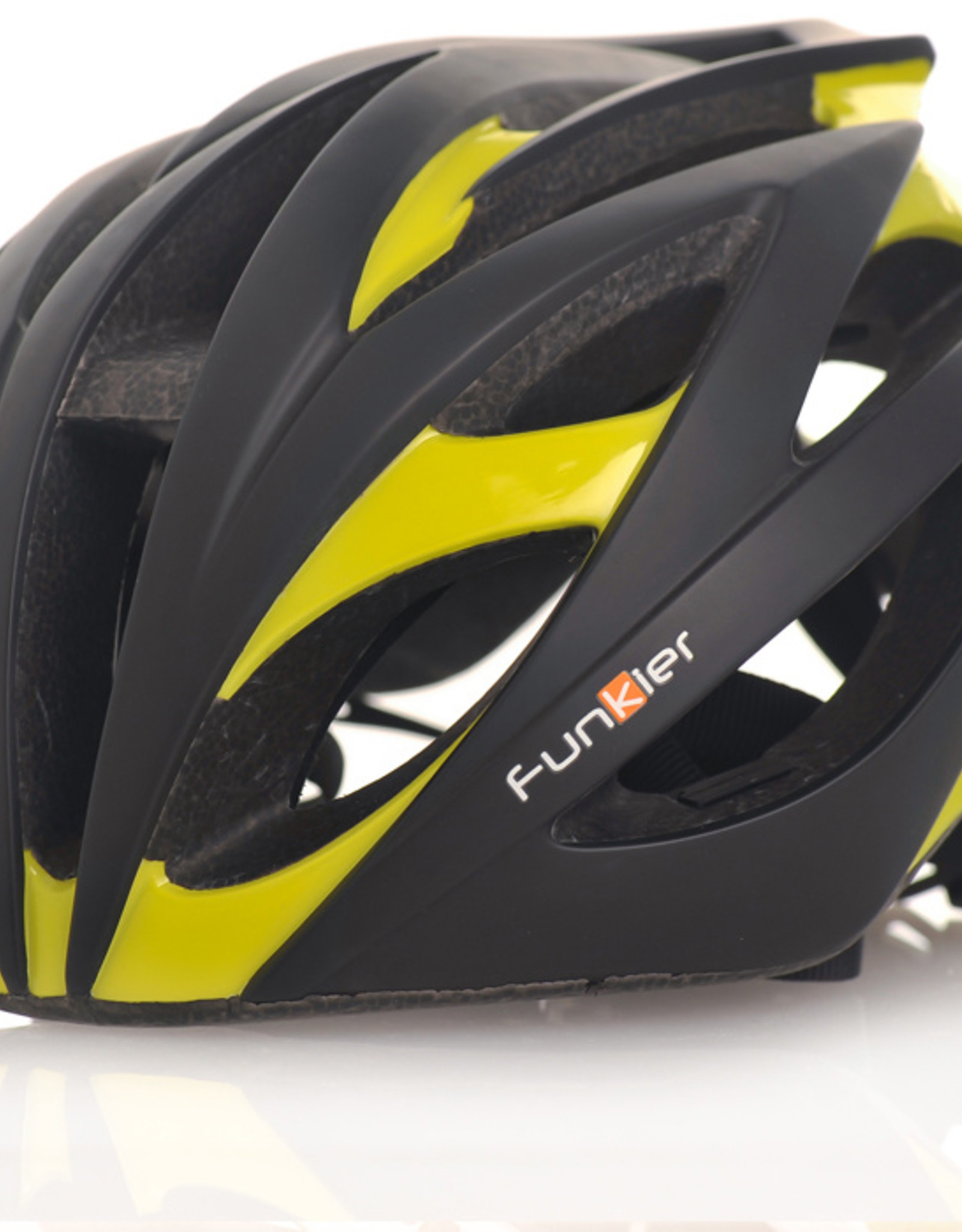 Funkier Tejat Road Elite Helmet in Black/Neon