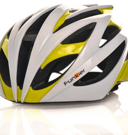 Funkier Tejat Road Elite Helmet in White/Neon