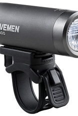 Ravemen CR300 USB Rechargeable DuaLens Front Light with Remote in Matt/Gloss Black (300 Lumens)