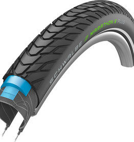 Schwalbe Marathon E-Plus Addix-E Performance Smart DualGuard Tyre in Black (Wired)