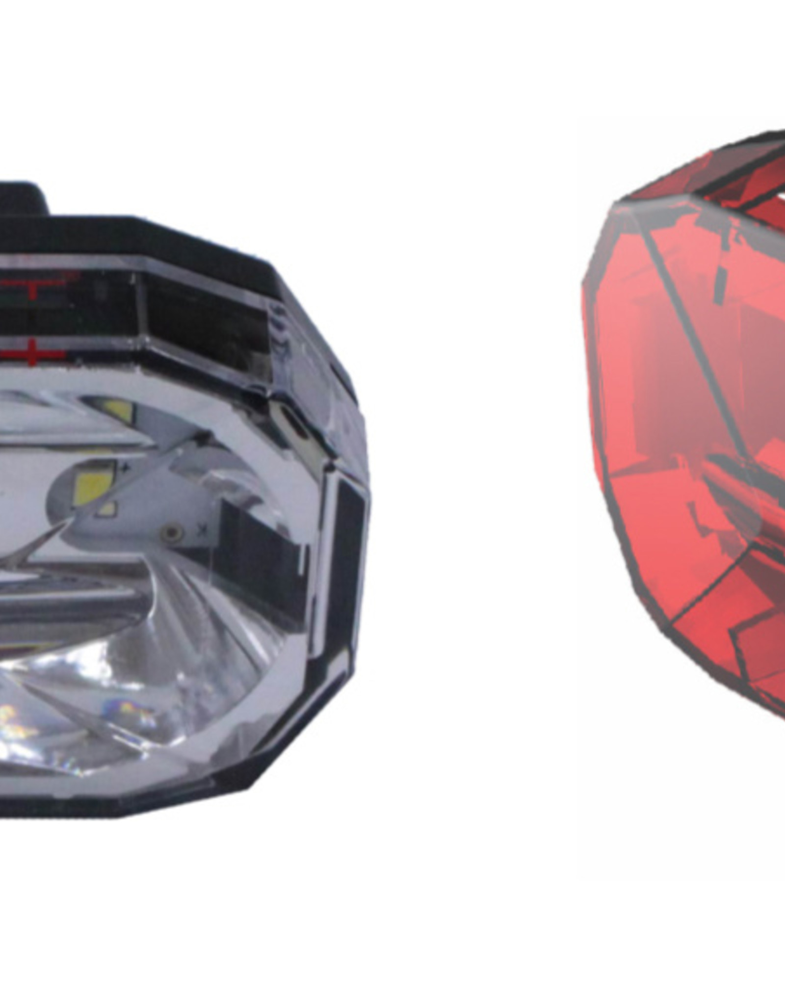 Smart Diamond - 3 White-LED Front Light / 3-LED Rear Twinset