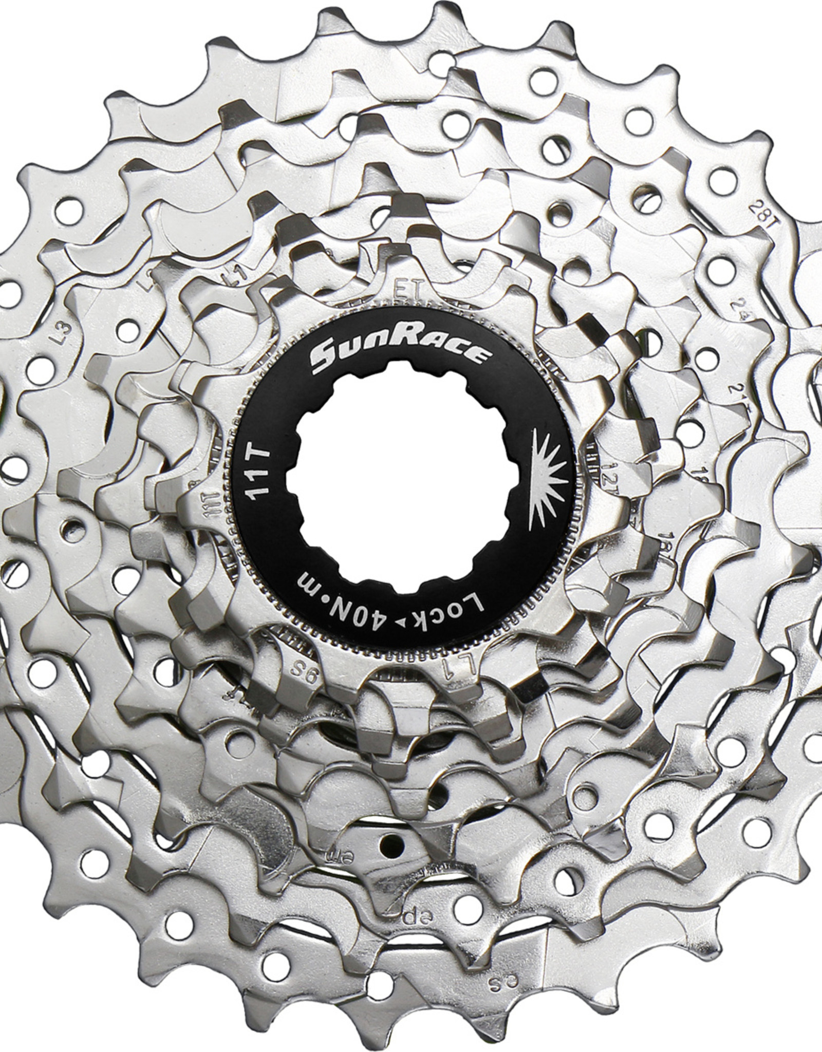 SunRace CSR91 - 9 Speed Road 11-25T Nickel Cassette