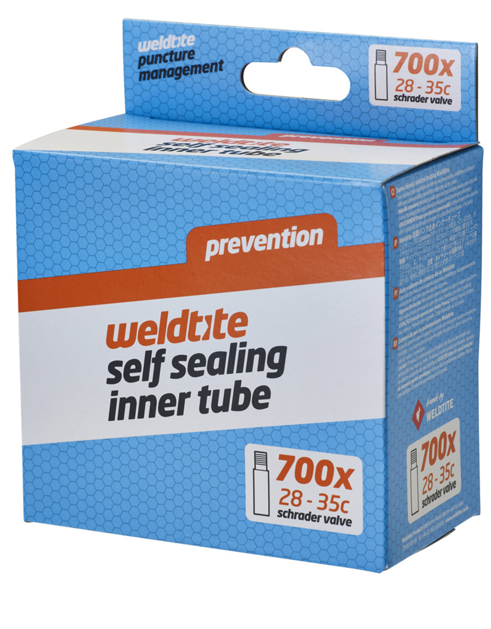 Weldtite Self Sealing Inner Tube - 700 x 28 - 35mm - Schrader