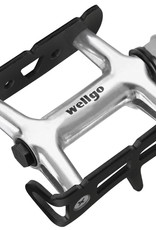 Wellgo R110B Road Quill Pedals in Black - Sealed Bearing