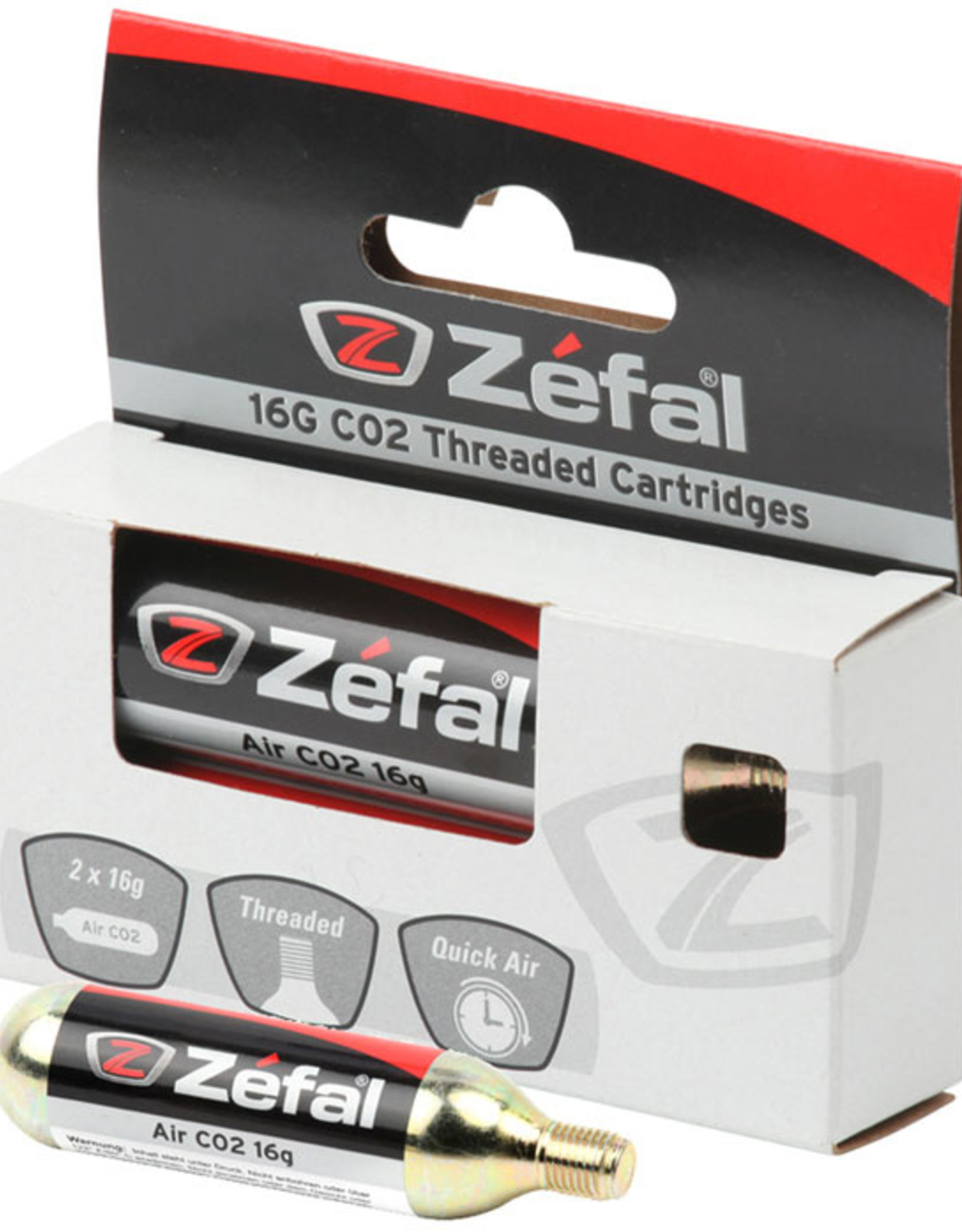 Zefal 16g CO2 Cartridge - 2 Pack