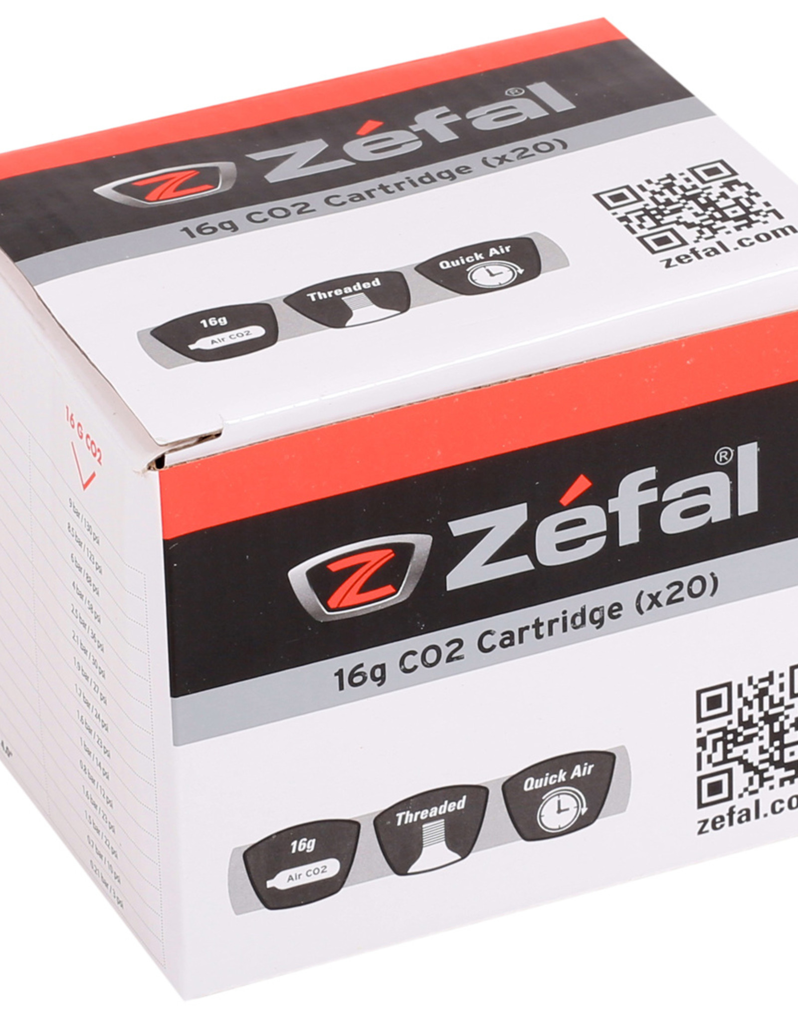 Zefal 16g CO2 Cartridge - 20 Pack