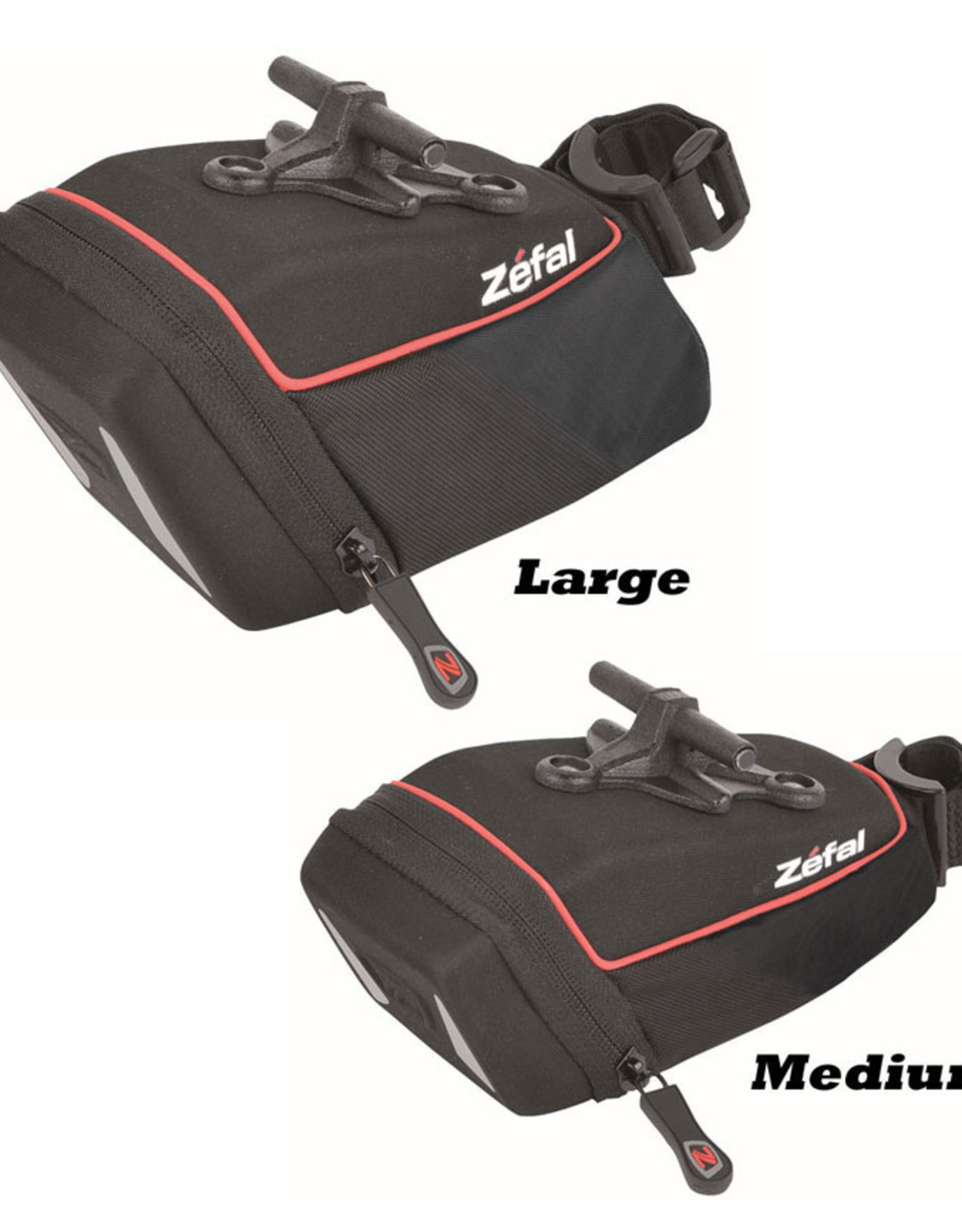 Zefal Iron TF Semi-Rigid Saddlebag (T-Shape Seatpost Fitting) Large 0.8L