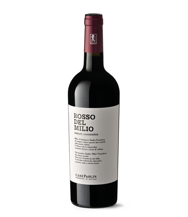 Case Paolin Rosso Del Milio Merlot Carmeniere 2023 75cl