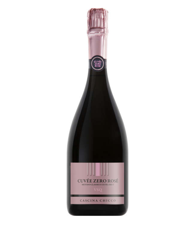 Cascina Chicco Cuvée Zero Rosé Extra Brut Metodo Classico 75cl