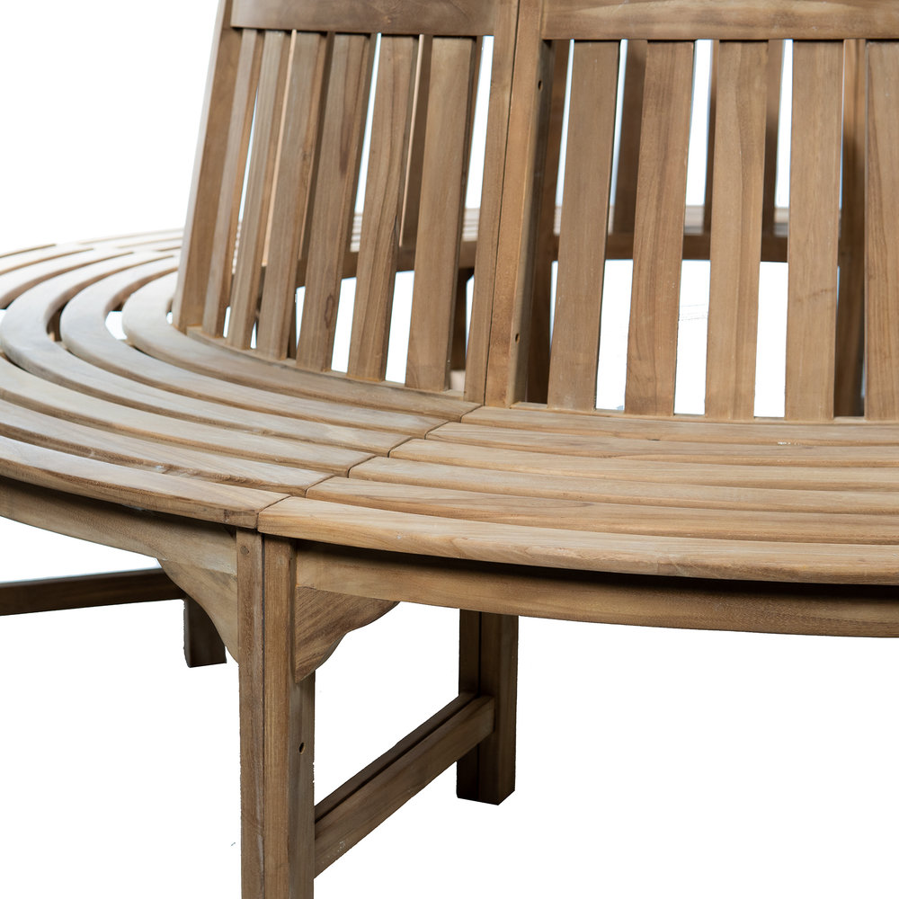 JoJo Living Teakhouten Boombank Groot