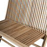 JoJo Living Teakhouten EGG tuinbank JoJo Living Teakhouten EGG tuinbank