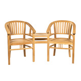 JoJo Living Teakhouten tete a tete tuinbank JoJo Living Teakhouten tete a tete tuinbank