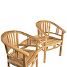 JoJo Living Teakhouten tete a tete tuinbank JoJo Living Teakhouten tete a tete tuinbank