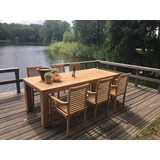 JoJo Living Teakhouten tuinset met Bulat tuinstoelen